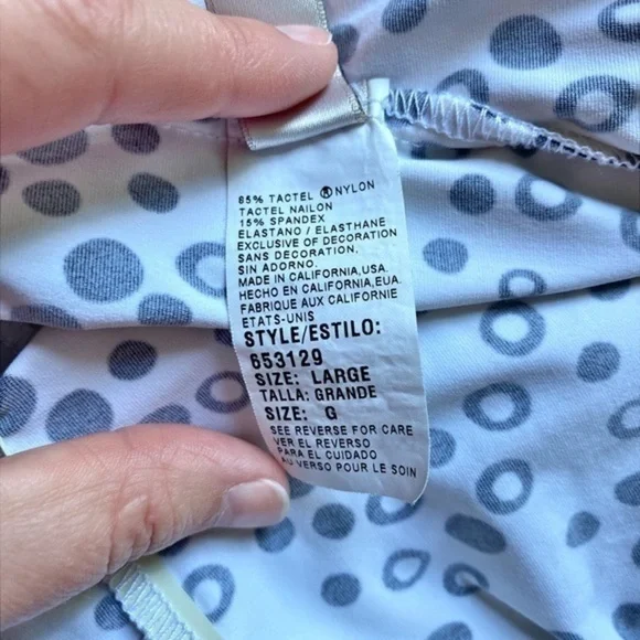 Athena Black White Polka Dot Athletic Dress - Picture 5 of 10